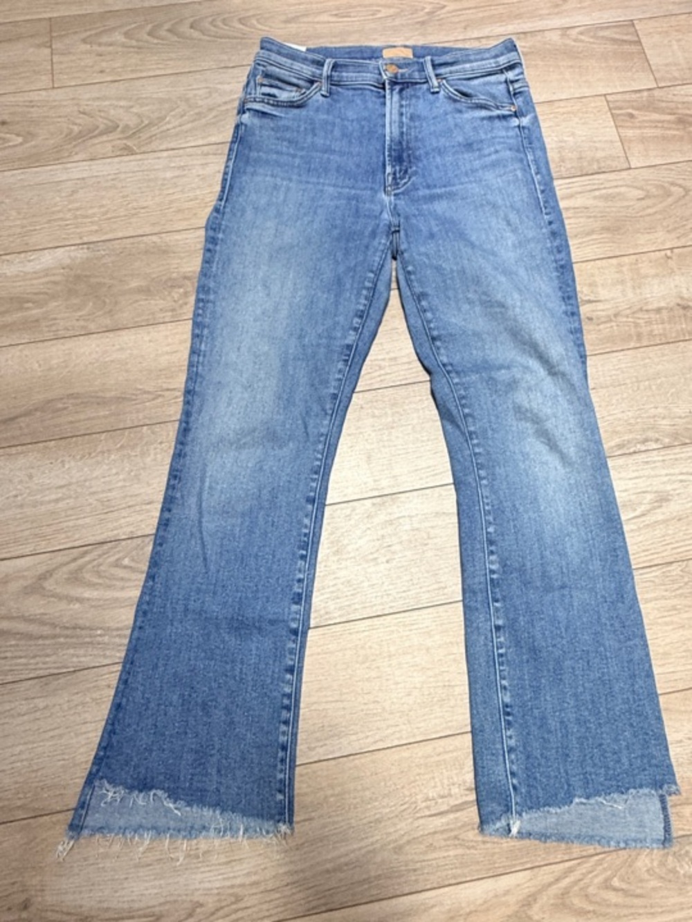 Mother The Insider Crop Step Fray in Hey Sun size 27